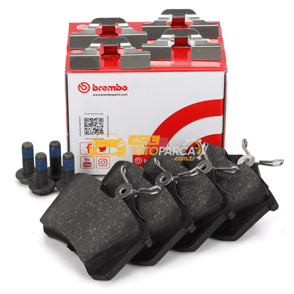 Volkswagen BREMBO P85020 | Seat Leon 2006 - 2012 Model Arası Arka Fren Balatası 17 mm
