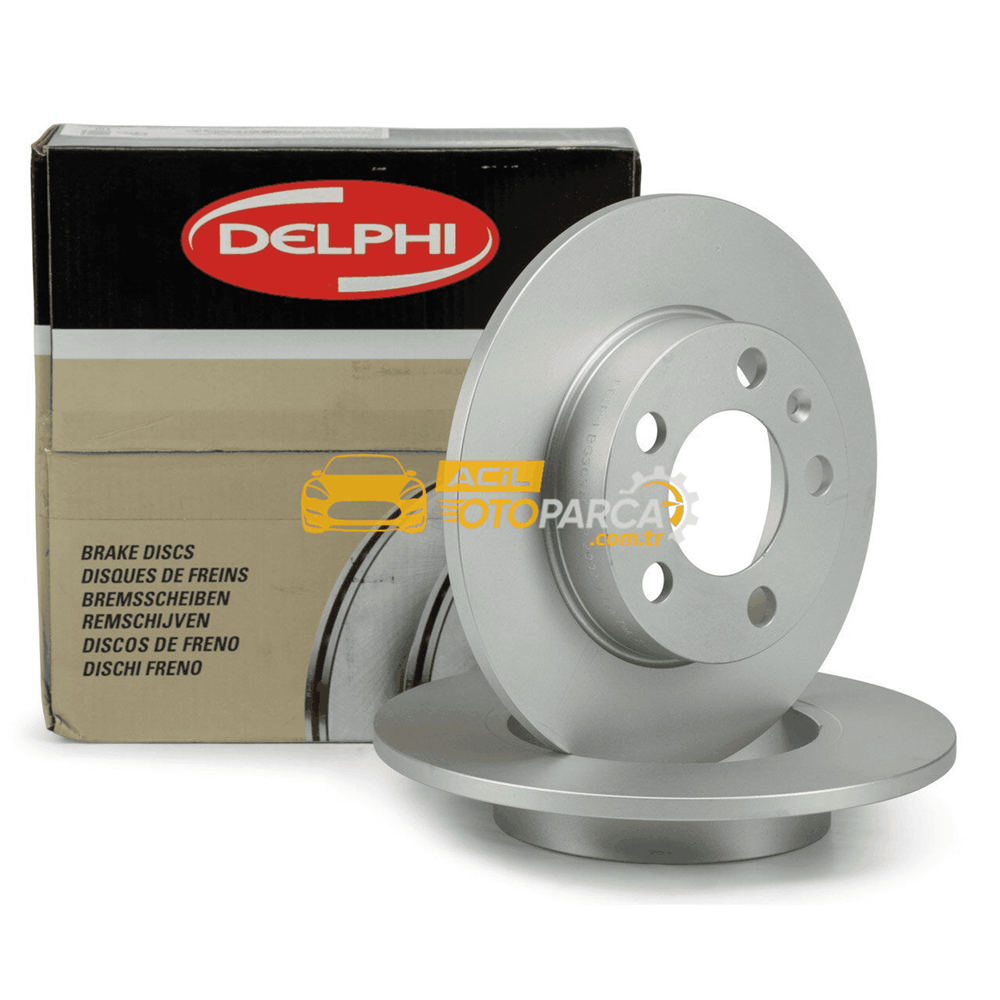 Volkswagen DELPHI BG3034 | Volkswagen Golf 4 Arka Fren Disk Takımı