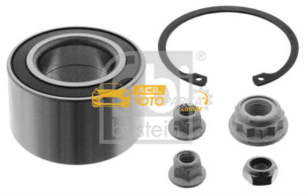 Volkswagen FEBI BILSTEIN 14250 | Ön Teker Rulmanı Golf IV Bora A3 Tt Leon Toledo Octavia 1.6 1,8T 1,9Tdı