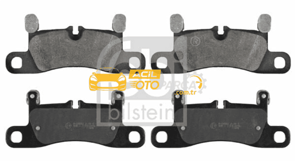 Volkswagen FEBI BILSTEIN 16809 | Arka Fren Balatası Touareg (7P5) 3,6 V6 FSI / 3,0V6 TSI Hıbrıt / 4,2V8 FSI / 3,0 V6 TDI / 4,2 V8 TDI 01 / 10 -