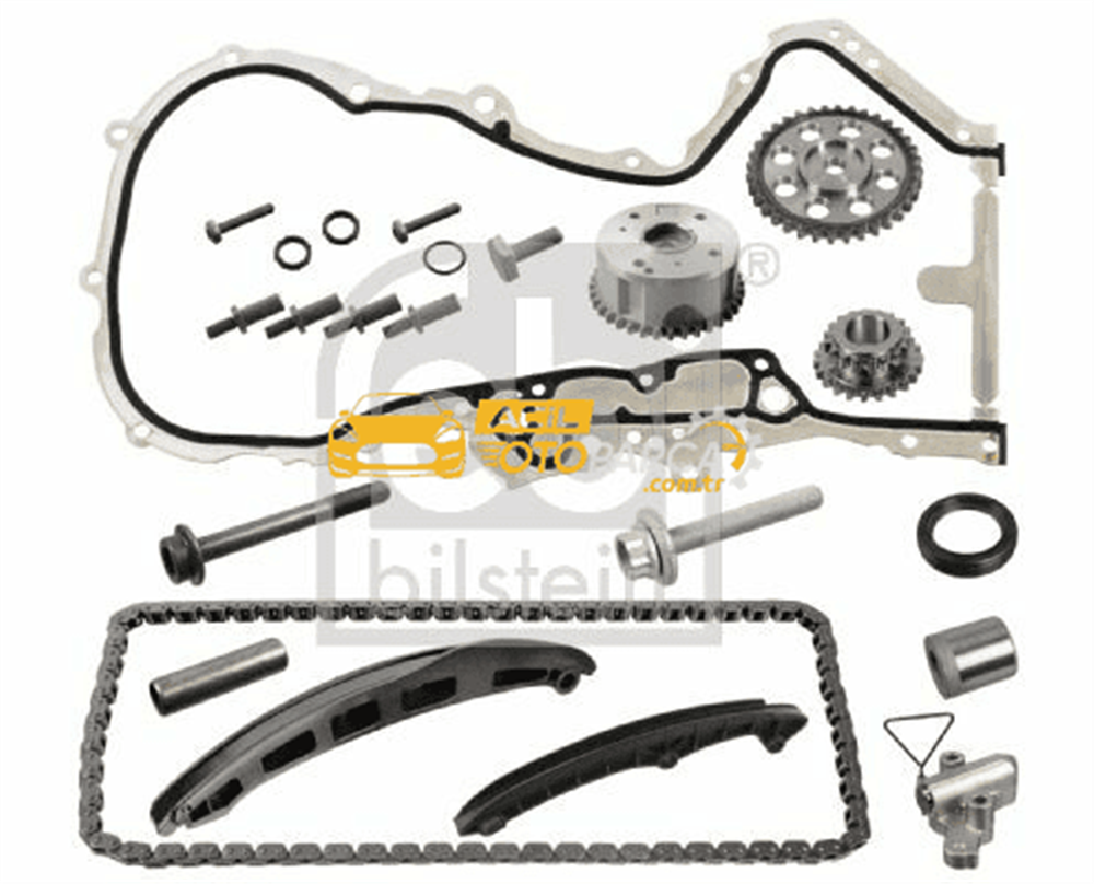 Volkswagen FEBI BILSTEIN 174393 | Eksantrik Zincir Seti Komple (VW Golf 04-14 Passat 06-15 Polo 02-Audi A3 04-13 Seat Leon 06-13 Skoda Octavia 04-13) Bmy-Bag-Bl