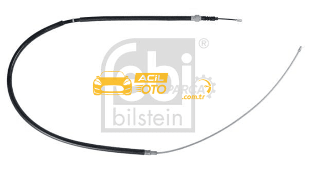 Volkswagen FEBI BILSTEIN 22962 | El Fren Teli VW Golf IV Bora Seat 1691mm