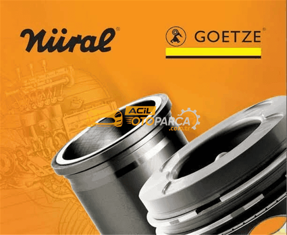 Volkswagen GOETZE 87-72510050 | Volkswagen Passat 2008 -2014 Model Arası 1.4 TSI (CAX) 122 PS Motor Piston Takımı 0.50 Ölçü Göetze