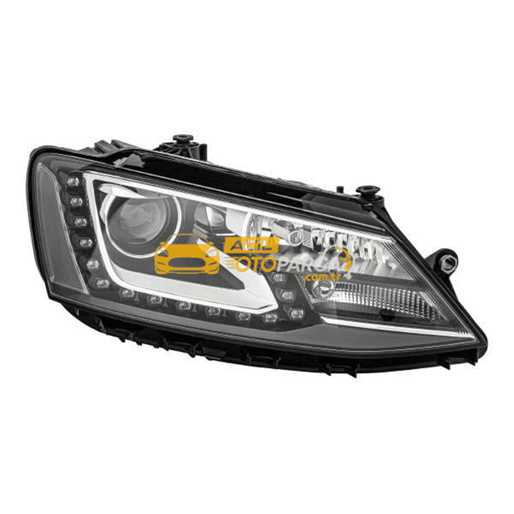 Volkswagen HELLA 1ZS011192021 | Volkswagen Jetta 2011-2017 Far komple Led Xenon Sağ Taraf