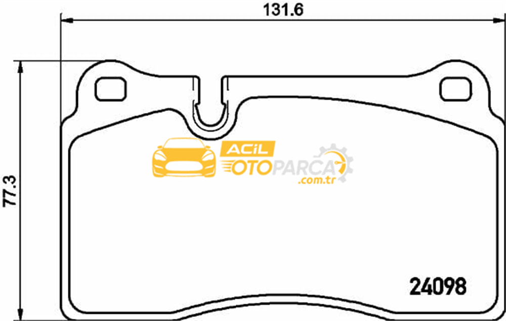 Volkswagen HELLA PAGİD 8DB355011-851 | Fren Balatası VW Touareg (7La, 7L6, 7L7) , Touareg (7P5, 7P6)