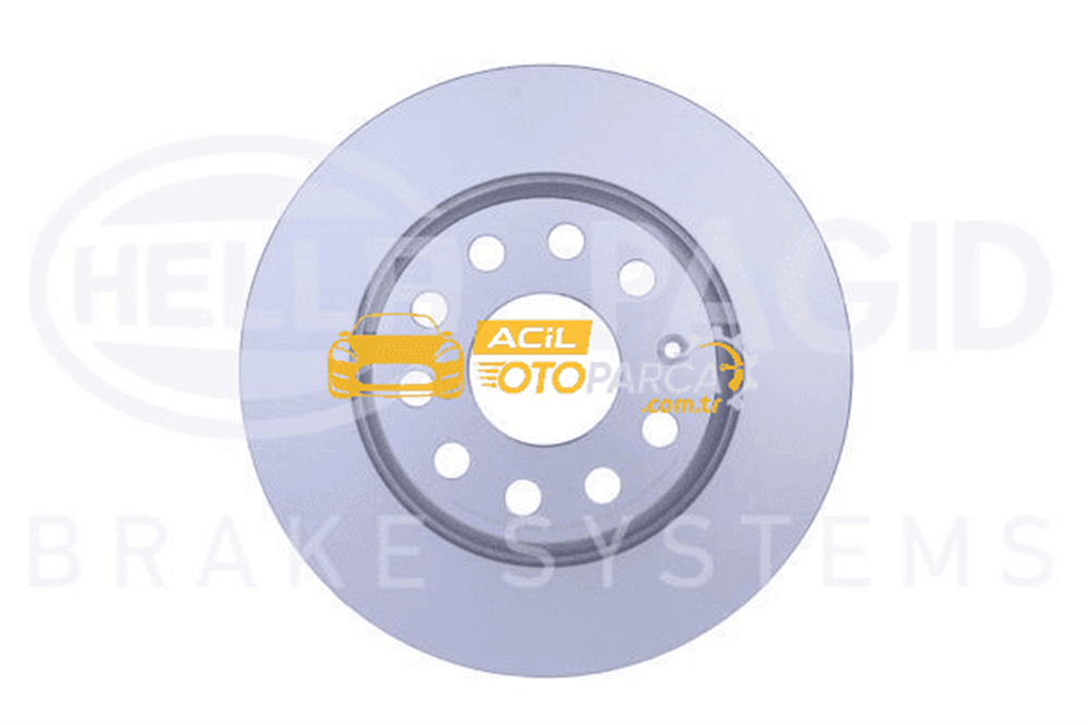 Volkswagen HELLA PAGID 8DD355112-141 | Arka Fren Diski. Pro Golf Jetta Passat (286X12)