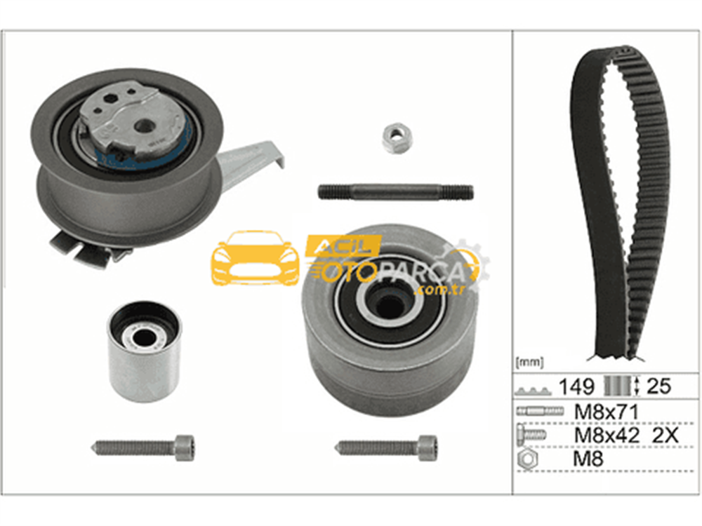 Volkswagen INA 530083510 | VW Triger Set Passat B8 Golf VIII