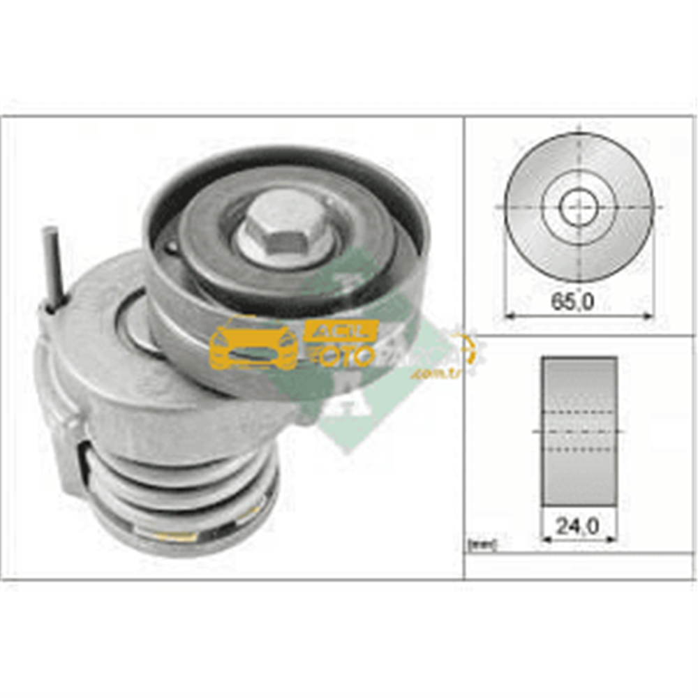 Volkswagen INA 534006510 | Volkswagen Golf 6 2011-2013 1.2TSI CBZ Şarz Gergisi