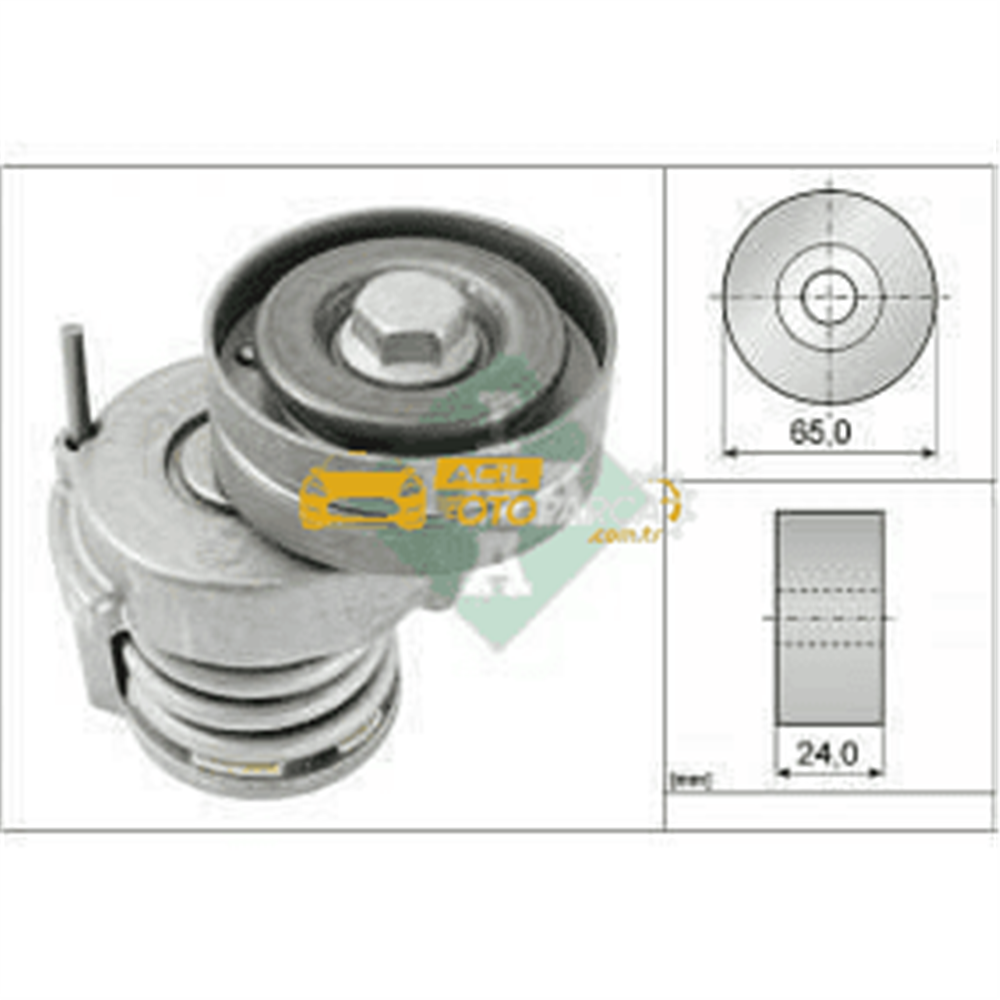 Volkswagen INA 534006510 | Volkswagen Golf 5 2004-2009 1.4TSI CAX Şarz Gergisi