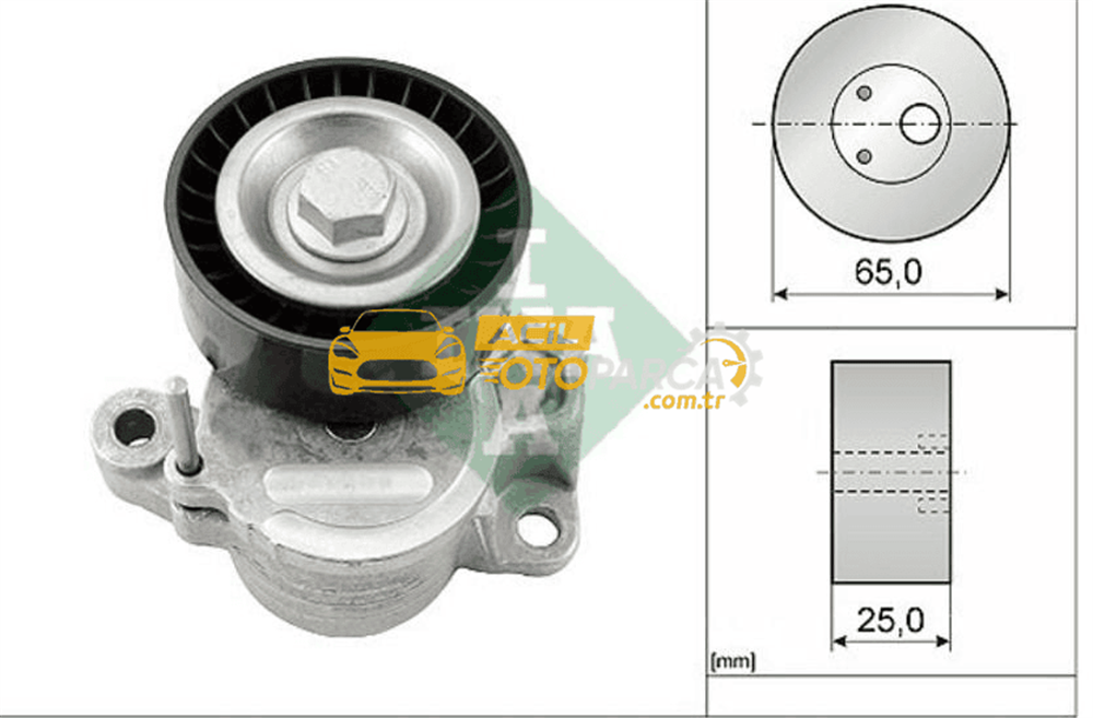 Volkswagen INA 534062510 | Volkswagen Polo 1.4 TDI CUS Motor V Kayış Gergisi