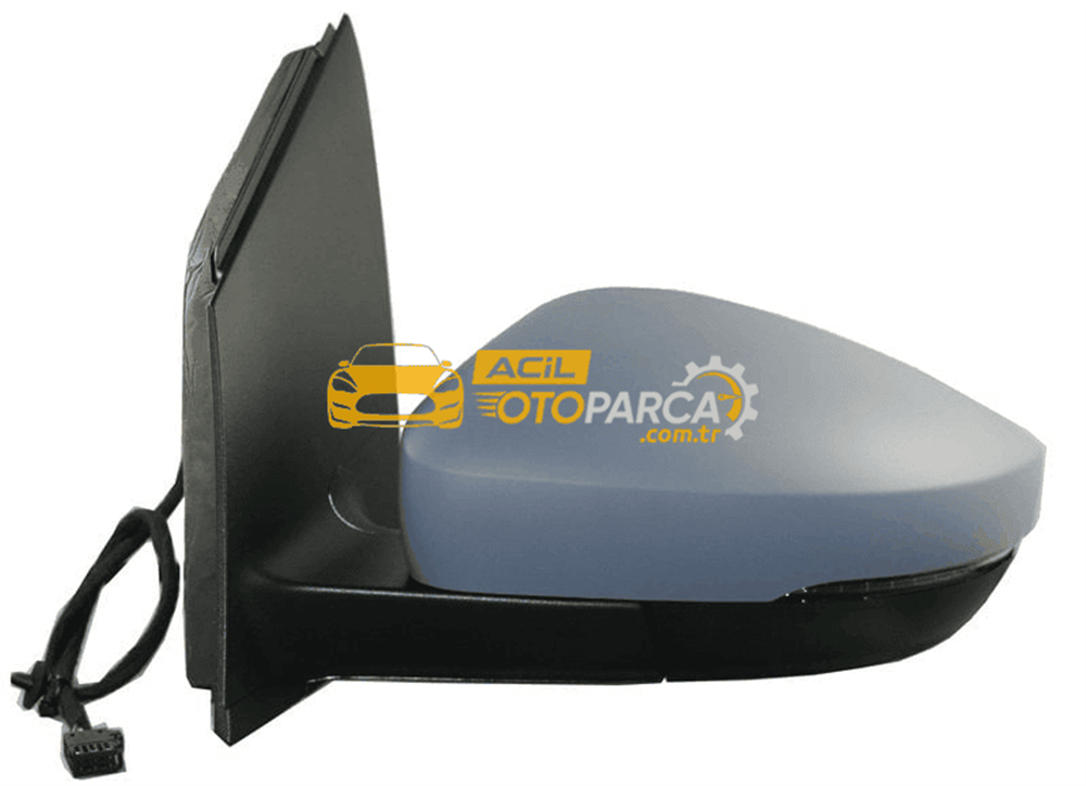 Volkswagen İTHAL 6R1857507 | Volkswagen Polo 2010-2017 Ayna Komple Sol (İnce Soket)
