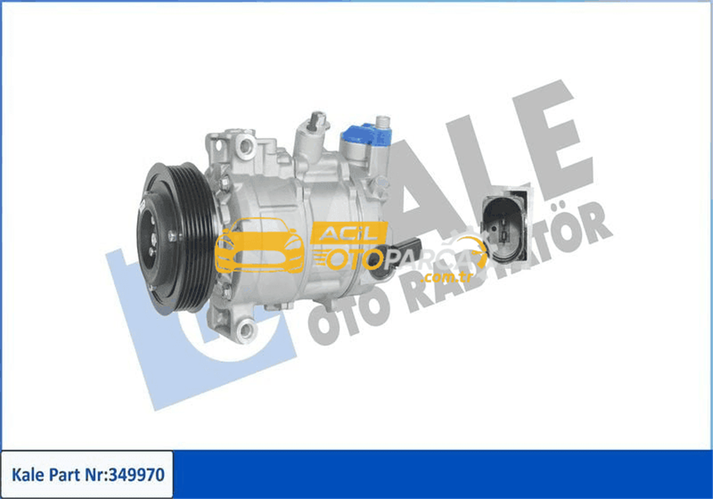 Volkswagen KALE 349970 | Klima Kompresörü 05-Golf.5.6.7-Jetta-Psst-Tgu-Caddy-Arteon 1.4İ-1.5-1.6İ-2.0İ 13-Golf.VII-Caddy-A3
