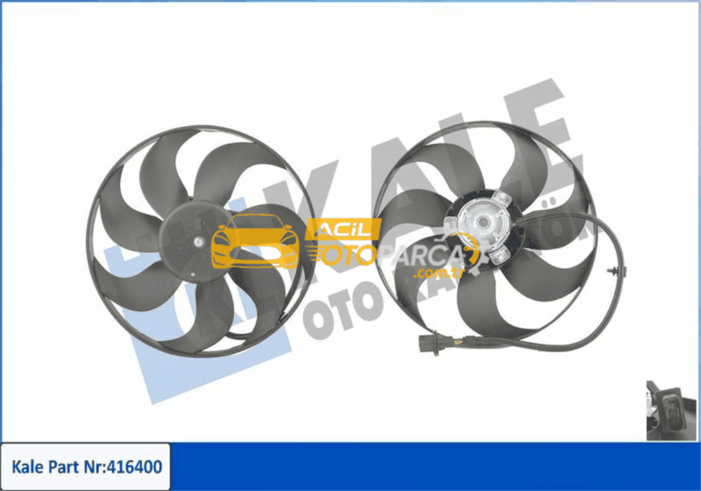 Volkswagen KALE 416400 | Fan-Motor (VW Bora Golf Iv Polo Audi A3 Seat Cordoba / Ibıza Iv / Leon / Toledo Iı-Skoda Fabia)