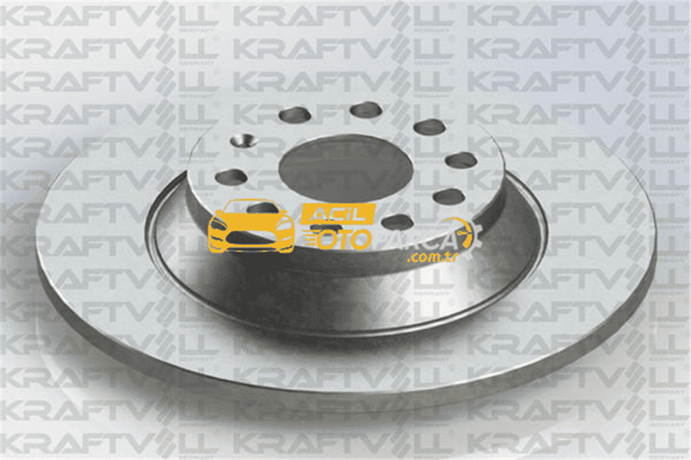 Volkswagen KRAFTVOLL 07040758 | Fren Diski Arka Golf VII 13-Passat Superb Q3 15-Tiguan 16-Touran 15-Arteon 17 -