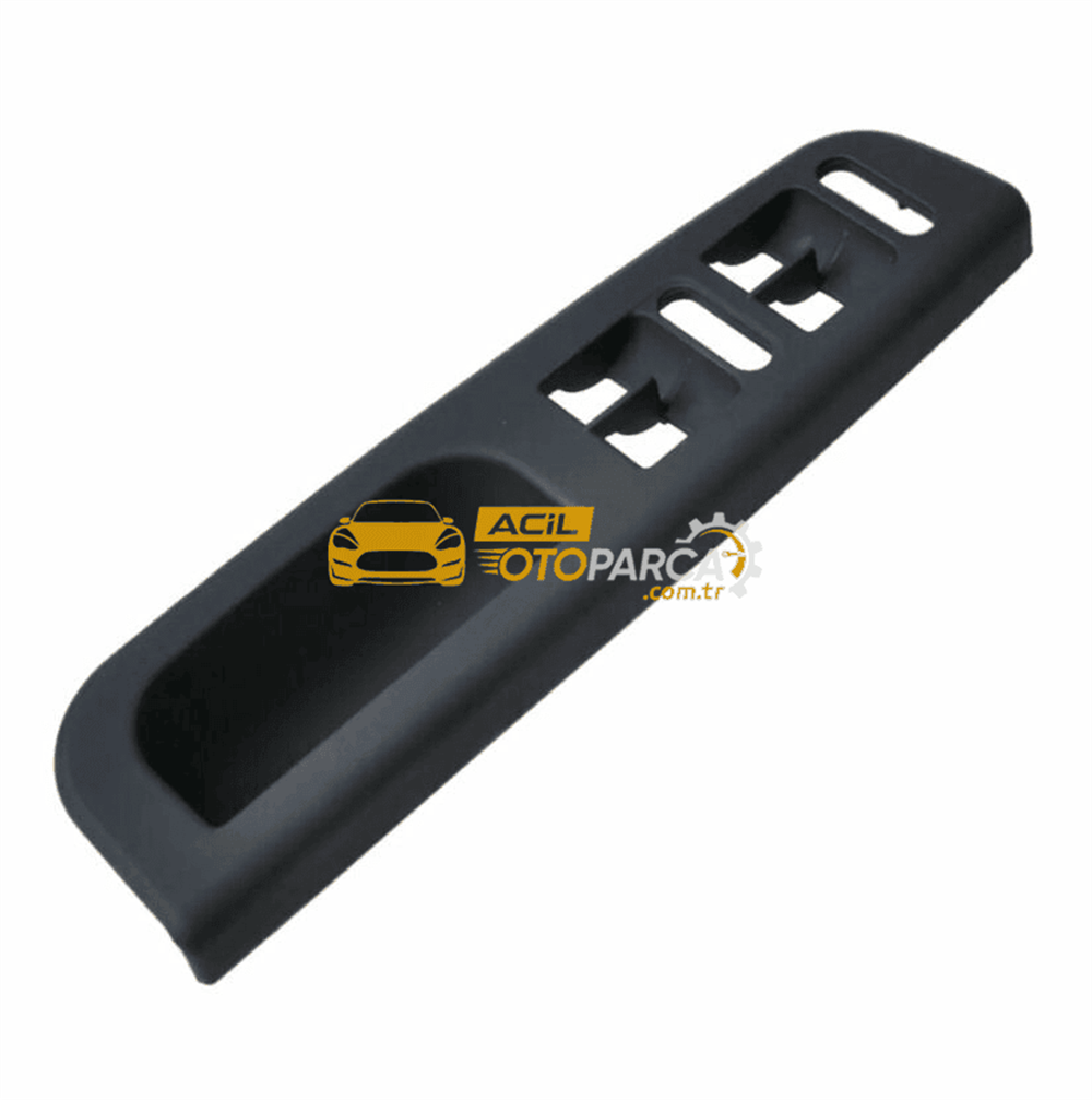 Volkswagen KRAFTVOLL 21030371 | Volkswagen Golf 4 Sol Cam Açma Düğme Çerçevesi (Sürücü)-Siyah Renk