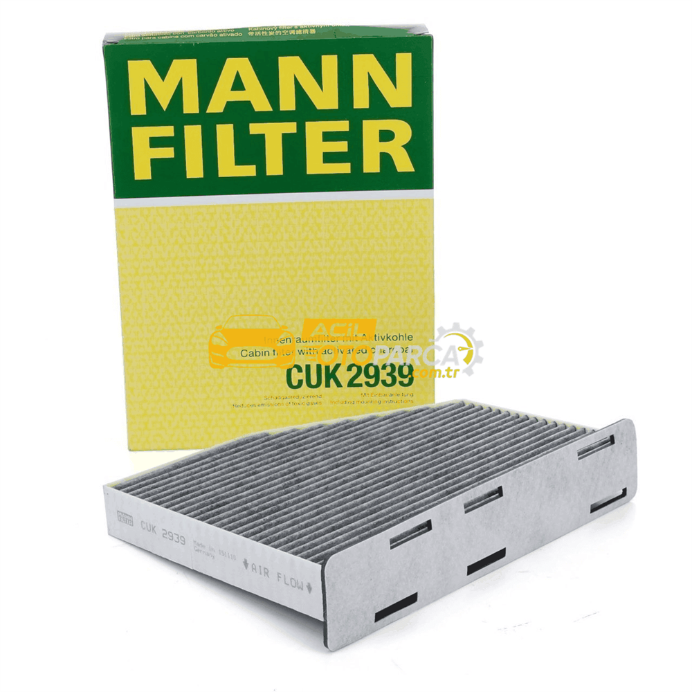 Volkswagen MANN CUK2939 | Volkswagen Golf 5 Aktif Karbonlu Polen Filtresi