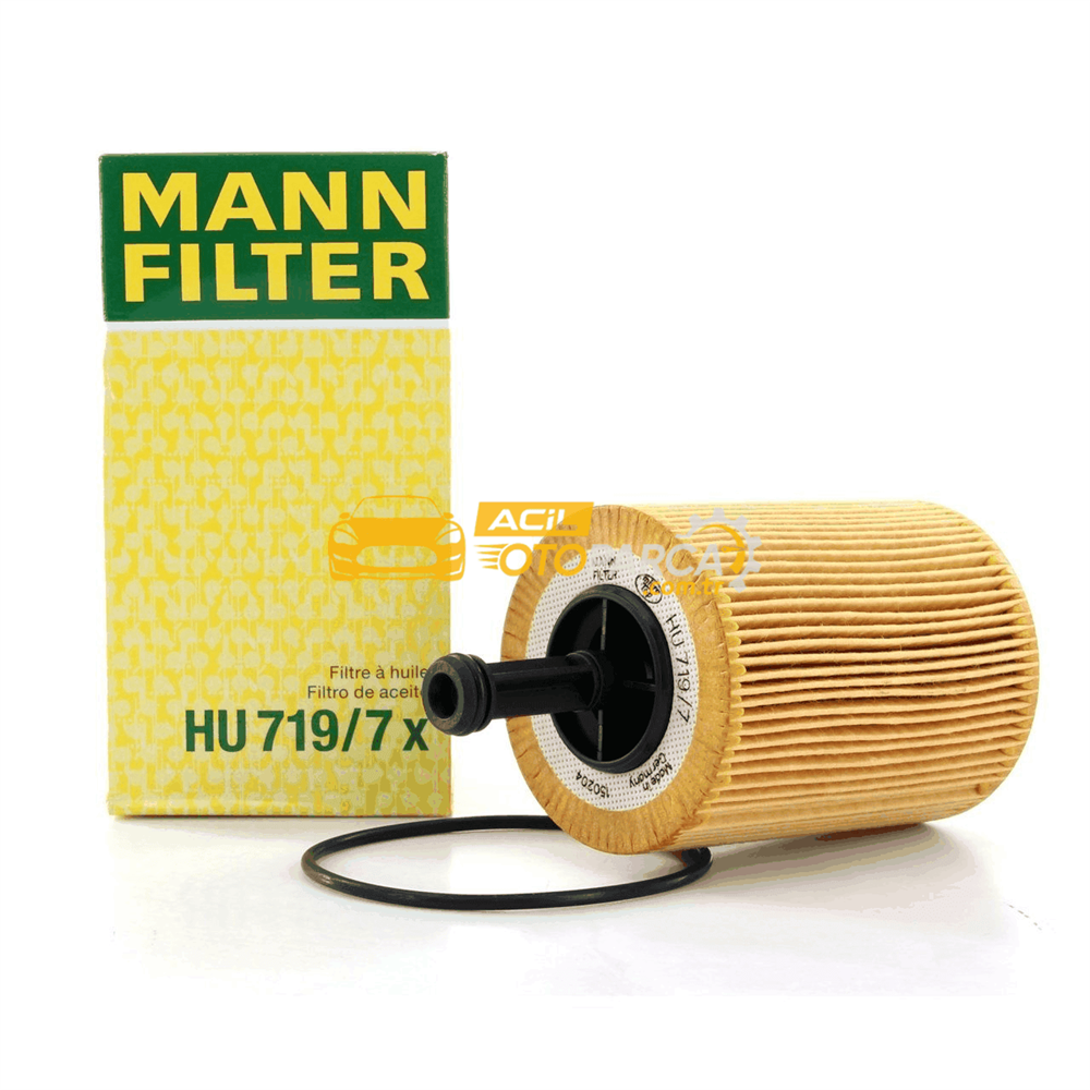 Volkswagen MANN HU719-7X | Volkswagen Polo 2000-2009 Model Arası 1.4 TDI Yağ Filtresi