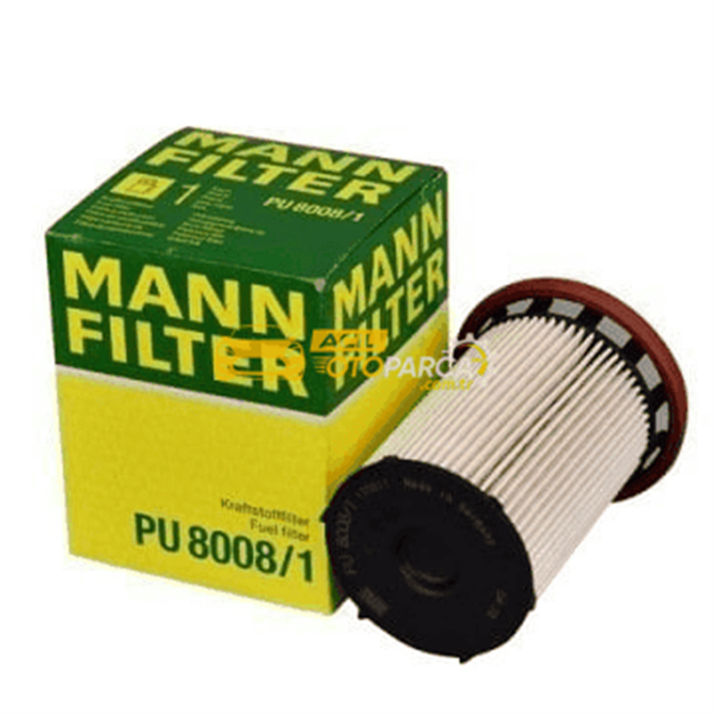 Volkswagen MANN PU8008-1 | Volkswagen Passat 1,6TDI / 2,0TDI BlueoMotion Mazot Filtresi