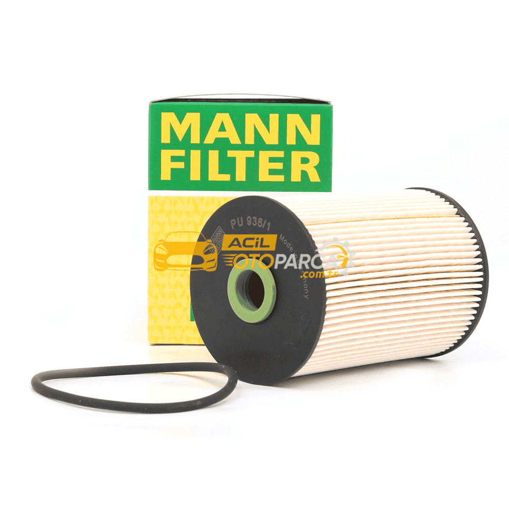 Volkswagen MANN PU936-3X | Volkswagen Golf 5 2005-2008 Model Arası 1.9 TDI Mazot Filtresi