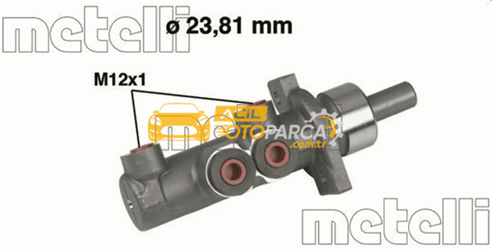 Volkswagen METELLI 05-0280 | Ana Merkez VW Golf IV 23,80 Esp Siz