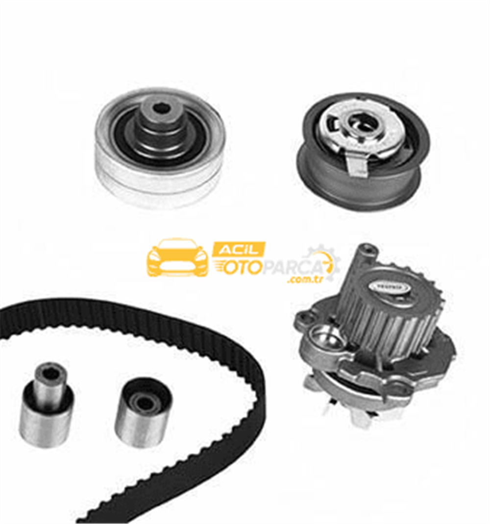 Volkswagen METELLI 30-0731-1 | Triger Seti + Su Pompası (VW Golf 98-06 Audi A3 97-03) Agr-Alh-Ahf-Ayq 005518- Dıs Sayısı :141 Genıslık 25 mm Contı Kayış