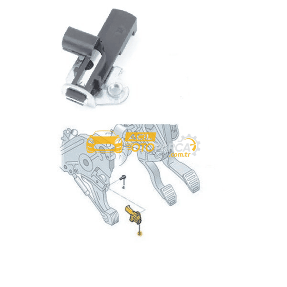 Volkswagen OEM / ORJİNAL 7L0947561 | Volkswagen Touareg 2002-2010 Model El Fren Müşürü