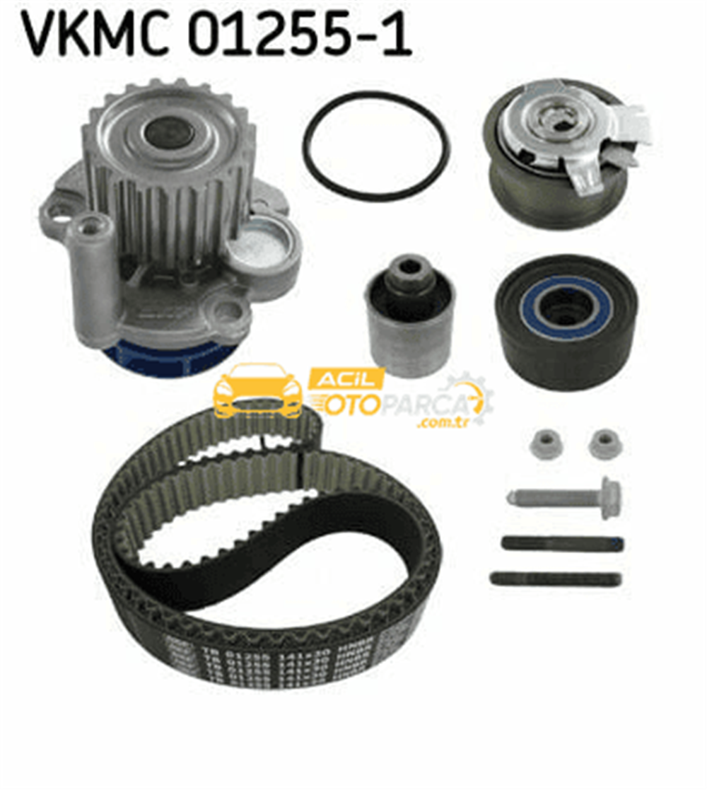 Volkswagen SKF VKMC01255-1 | Triger Tk + Devirdaim 04-Golf.V-Jetta-Passat-Tou-A3-A4-A6 2.0Tdi