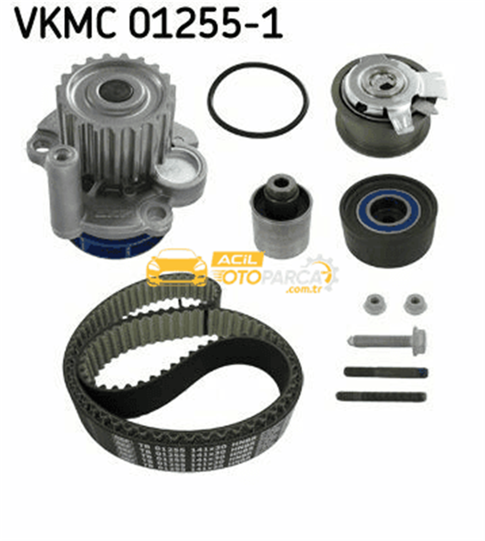 Volkswagen SKF VKMC01255-1 | Triger Tk + Devirdaim 04-Golf.V-Jetta-Passat-Tou-A3-A4-A6 2.0Tdi