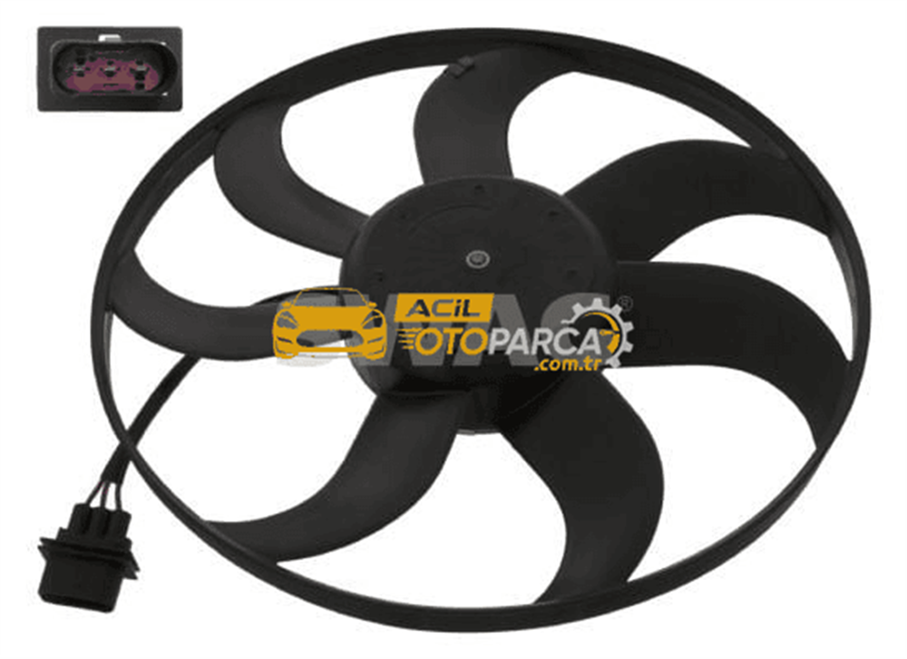 Volkswagen SWAG 30946565 | Fan Motoru 03-Polo-Ibiza-Toledo + Ac