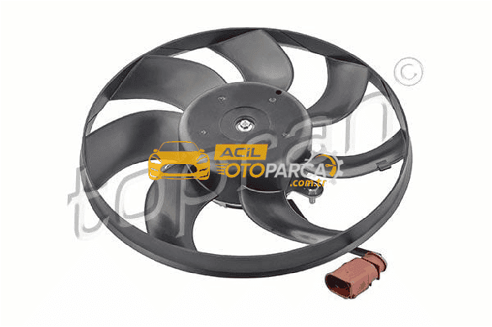 Volkswagen TOPRAN 111285 | Fan Motoru-295 mm 200W (VW Caddy 04-Golf 04-14 Passat 06-15 Audi A3 04-13 Seat Leon 06-13