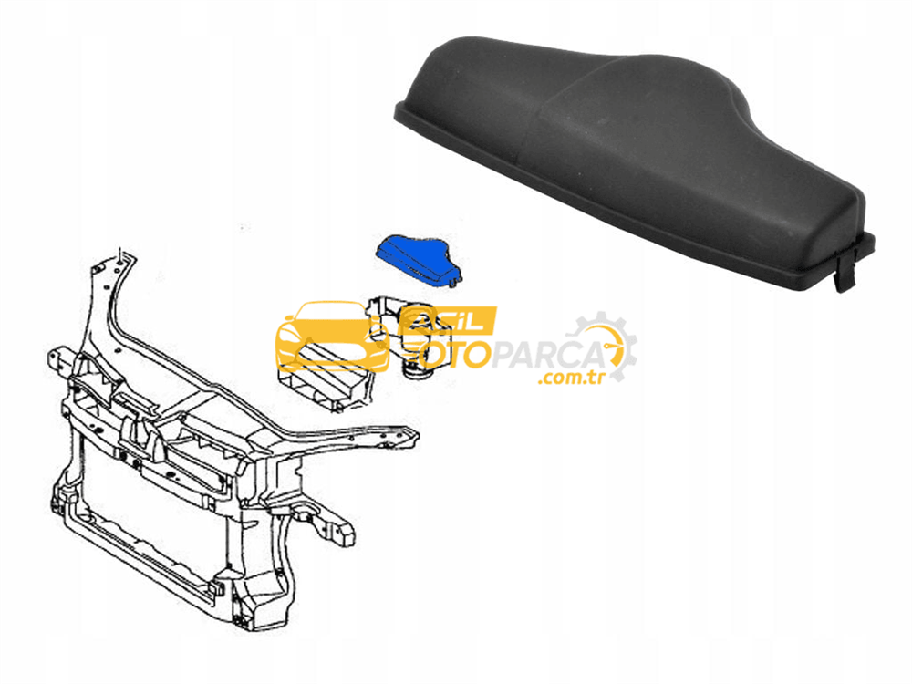 Volkswagen VAG / ORJINAL 1K0805965D9B9 | Volkswagen Passat 2005-2010 Model Arası Ön Panel Hava Giriş Kapağı Orijinal