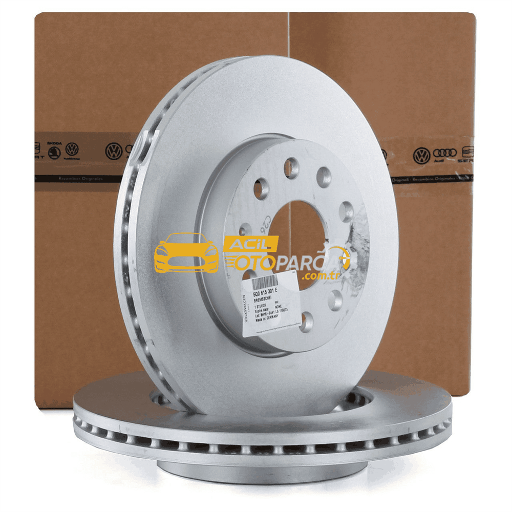 Volkswagen VAG / ORJINAL 5Q0615301E | Volkswagen Golf 7 2013 Model Sonrası Ön Fren Disk Takımı Orijinal