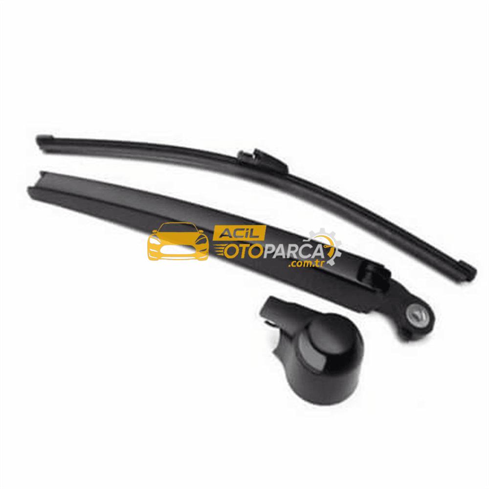 Volkswagen WISCO 5K6955707B | Volkswagen Golf 6 2009-2012 Model Arası Arka Silecek Kolu-Silecek Süpürgesi ve Kapak Komple Set