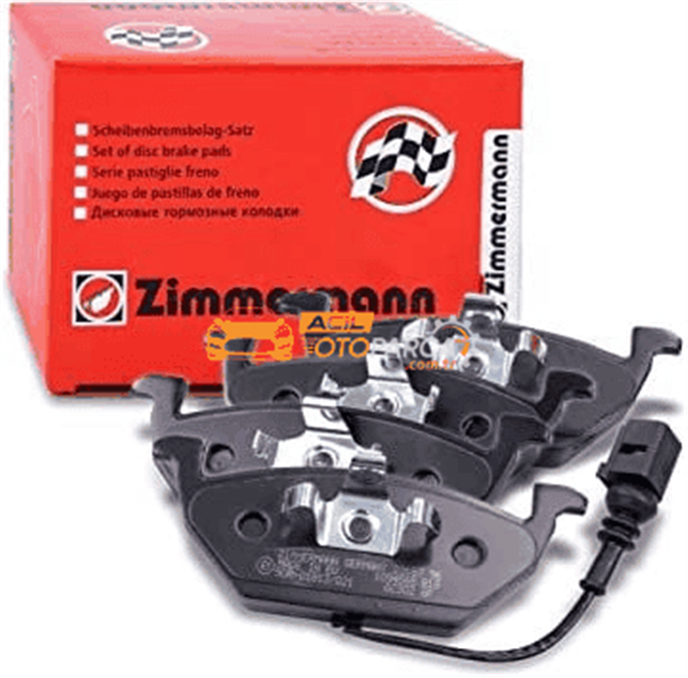 Volkswagen ZİMMERMAN 23131.195.1 | Volkswagen Golf 5 2004-2008 Ön Fren Balatası