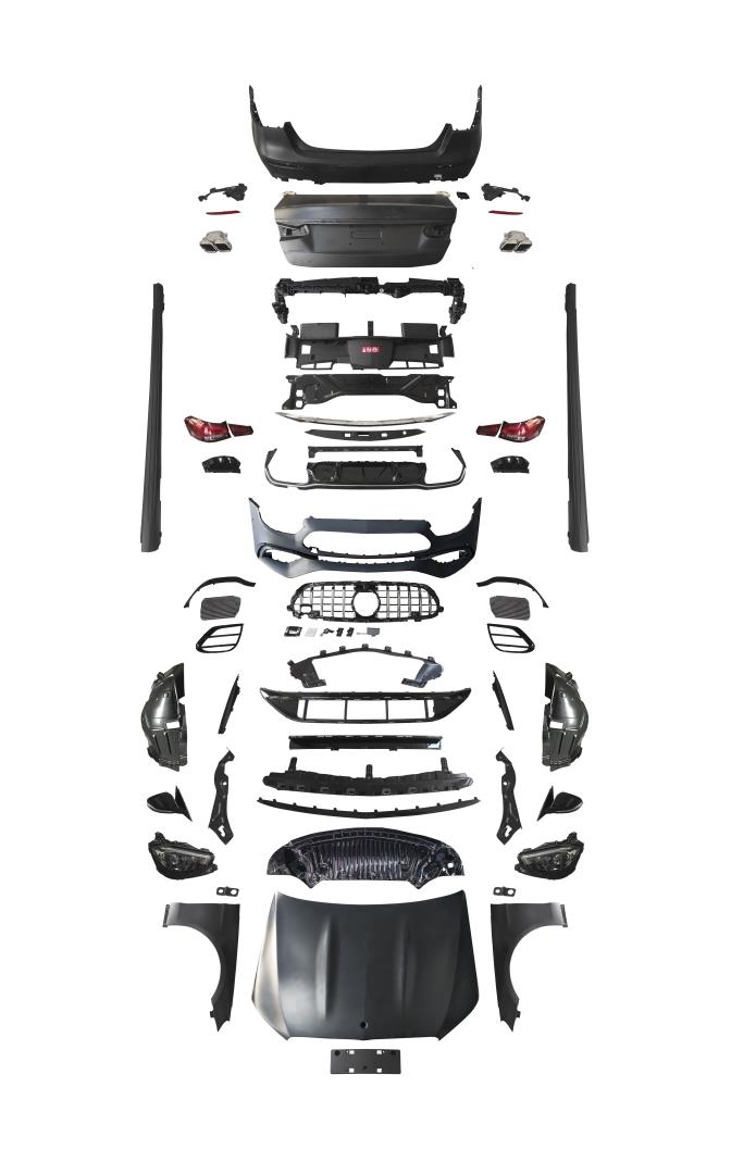 W212 (2011-2013)  İÇİN 2020+ W213 E63 GÖRÜNÜM  FULL FACELIFT BODY KIT    