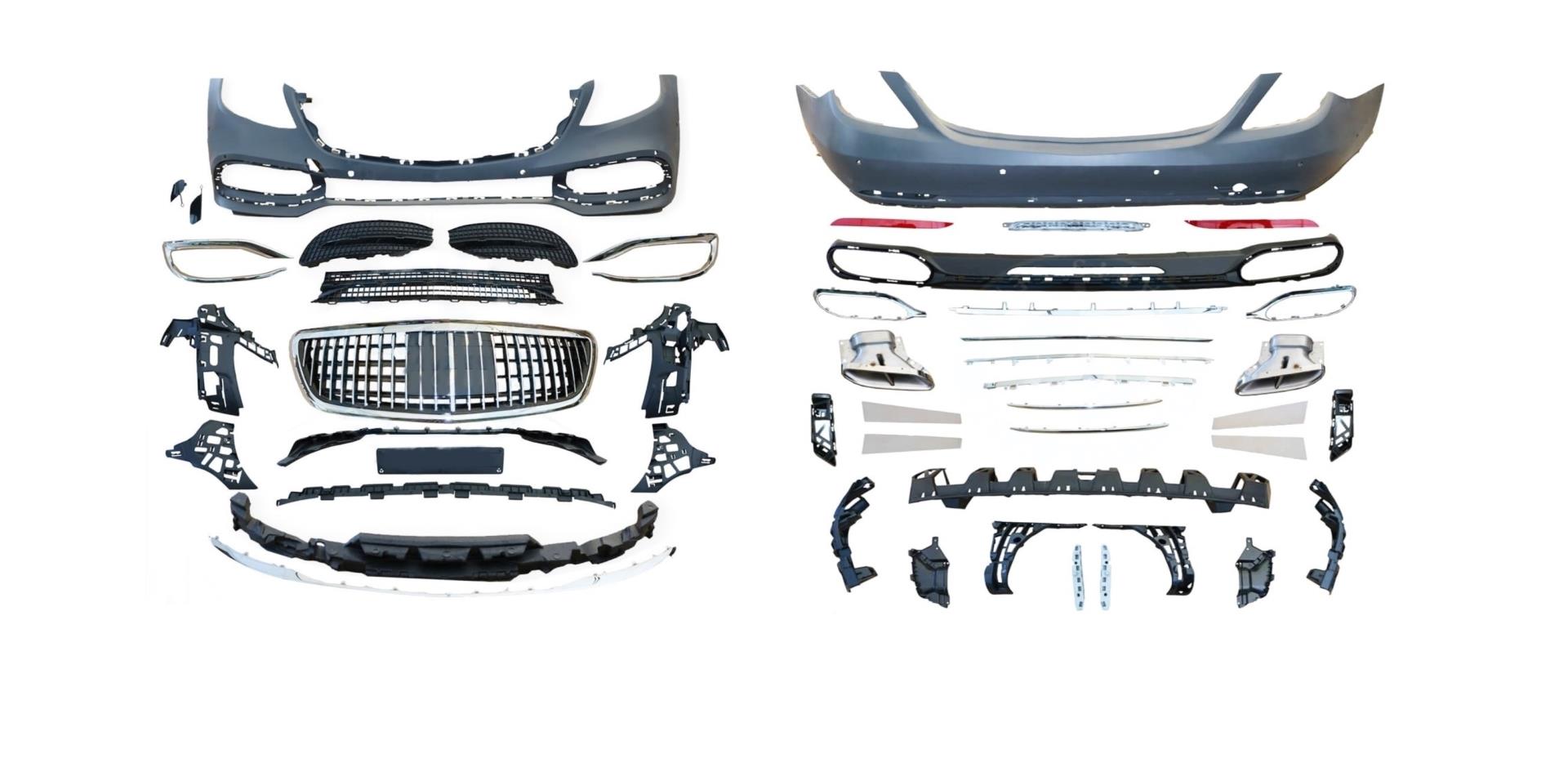 W213 E SERISI IÇIN UYUMLU MAYBACH GÖRÜNÜM BODY KIT 