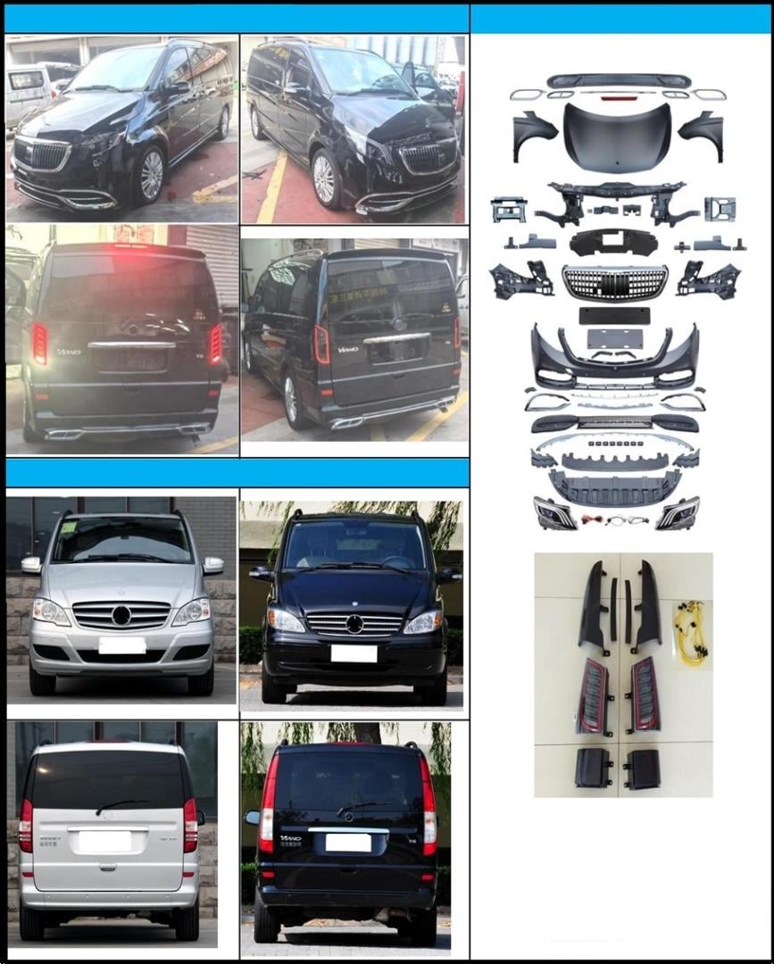 W639 VİTO 06-14 İÇİN 2014+ W447 FACELIFT BODY KIT  