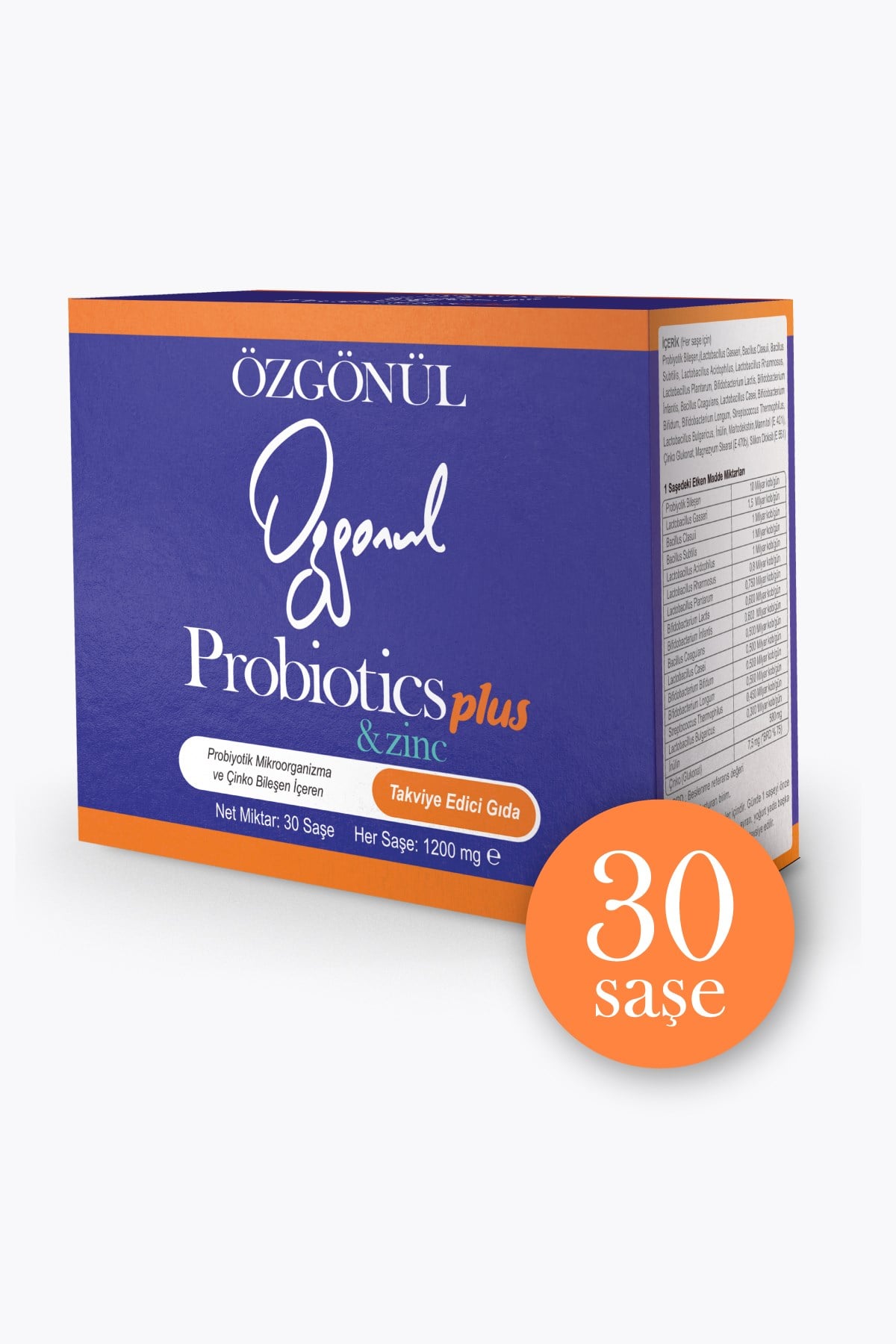 Özgönül Probiotics Plus & Zinc