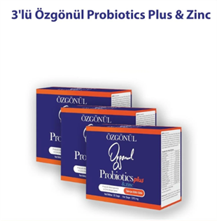 3'lü Özgönül Probiotics Plus & Zinc