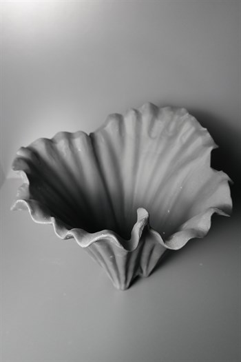  Siyah Porselen Vazo 32Cm