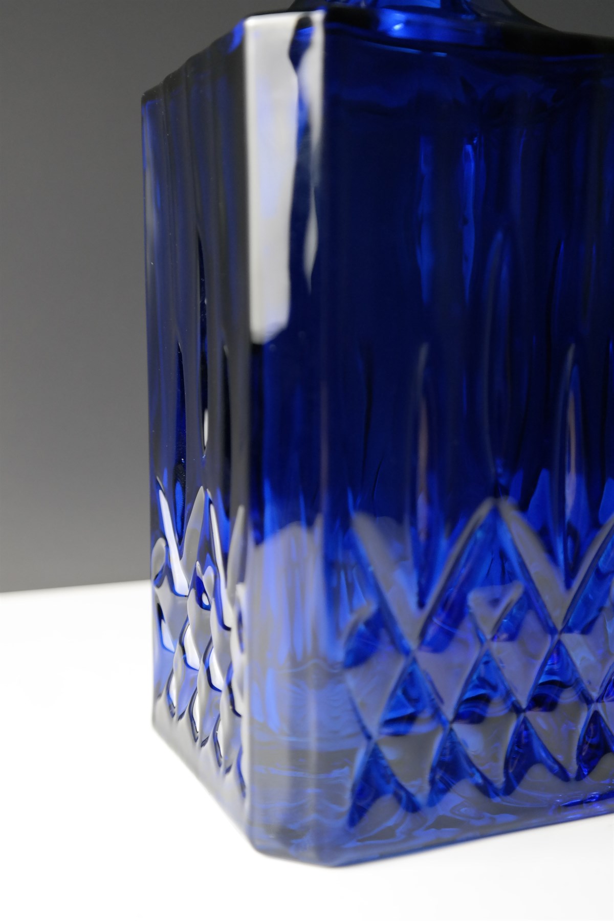 Mavi Cam Dekoratif Kısa Şişe 9cmx22cmx9cm Fiyatları | Joy Home Accessories
