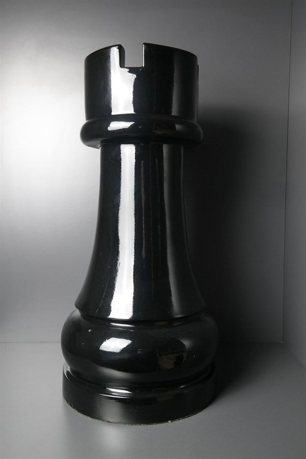 Siyah Kale Satranç Dekoratif  Biblo  Dekoratif Obje