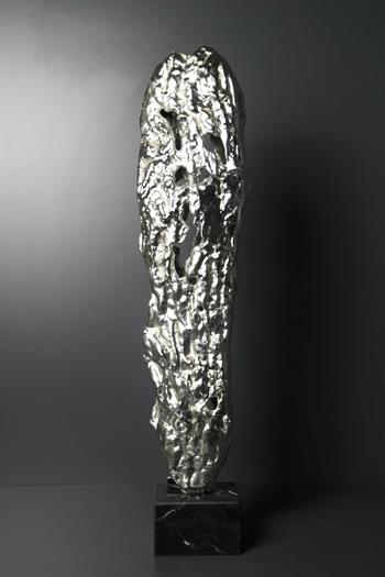 El Yapımı Gümüş Metal Obje 59Cm Dekoratif Obje