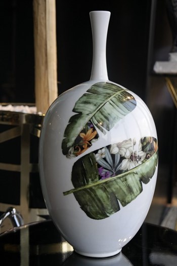 Seramik Testi Biçimli Vazo Dekoratif Vazo