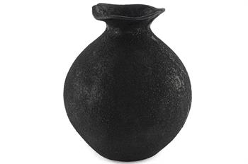 Siyah Vazo 25x26cm Dekoratif Vazo