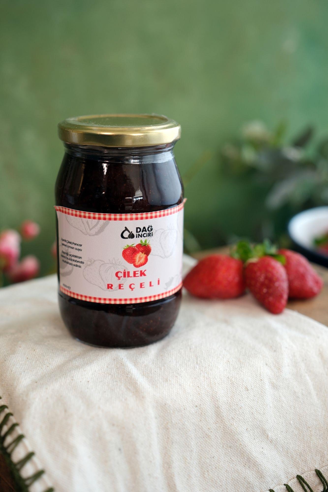 Çilek Reçeli 450 Gr 
