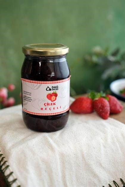 Çilek Reçeli 450 Gr 