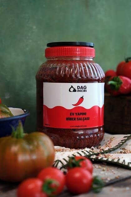 Ev Yapımı Tatlı Biber Salçası 2 kg