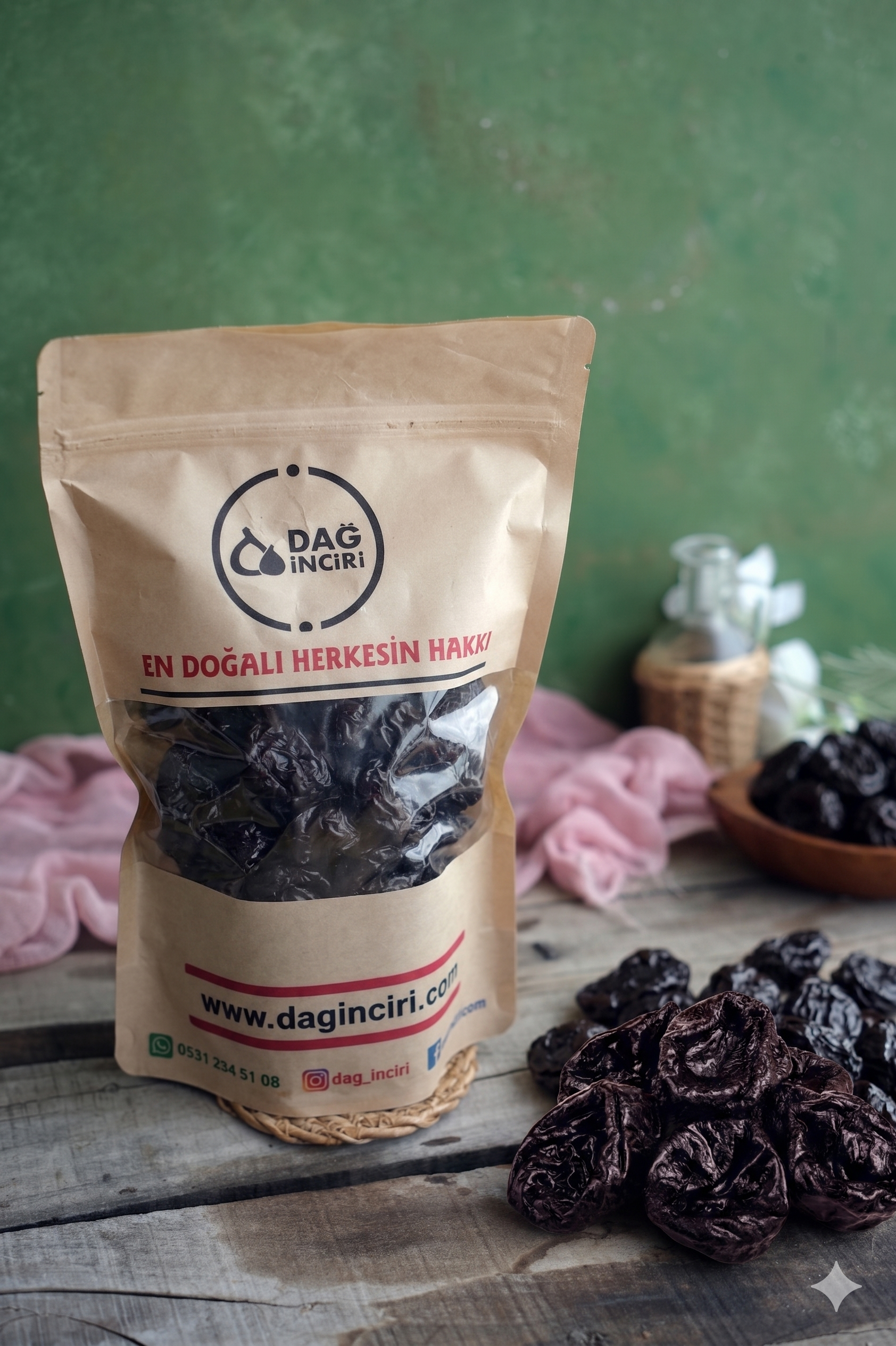 Siyah Kuru Erik 500 Gram