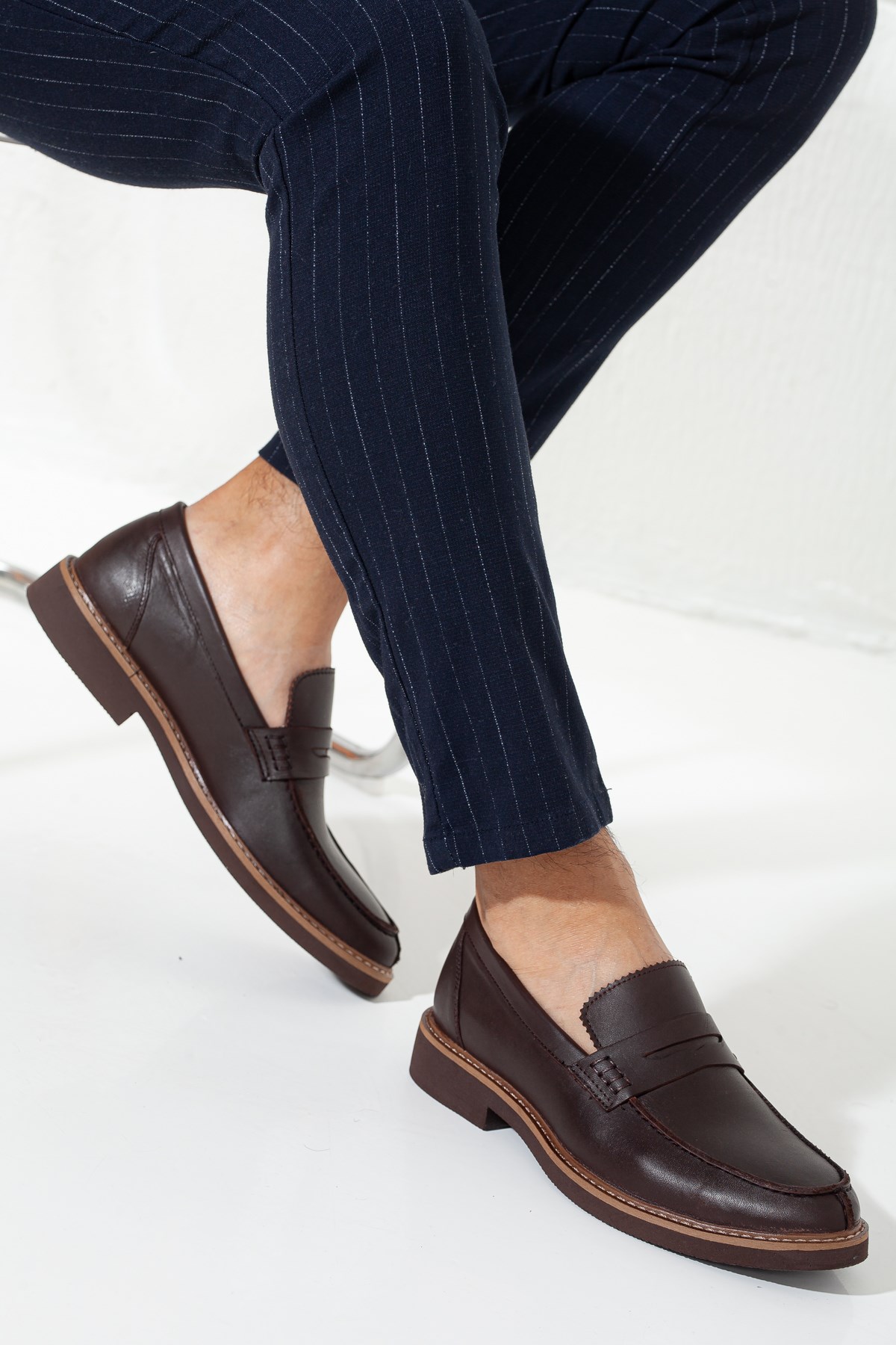 Kolej Model Kahverengi Erkek Klasik Ayakkabı